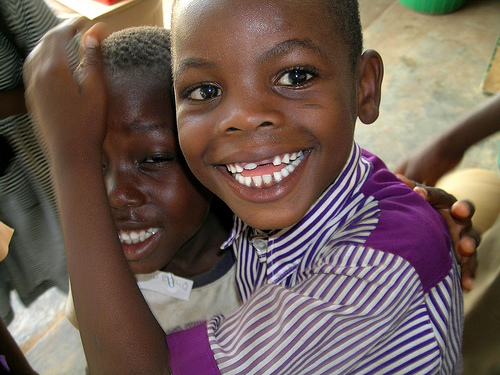 In einem Kindergarten in Ghana